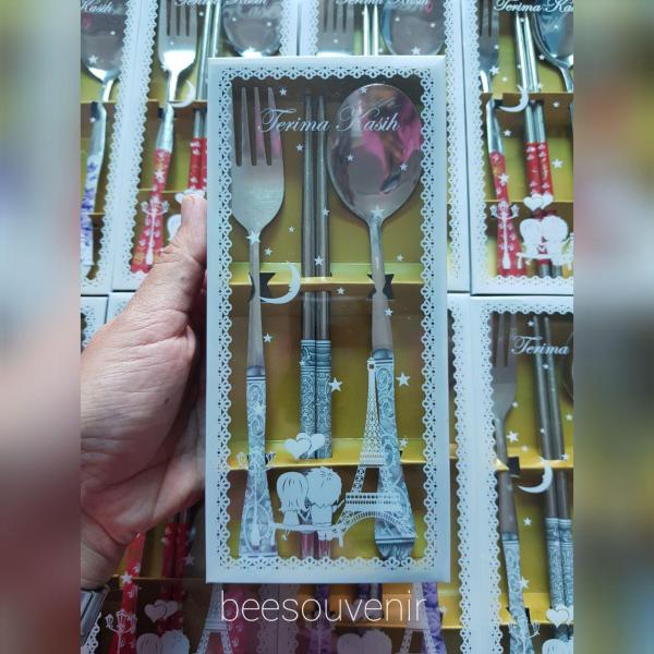 Sendok Garupu Sumpit Motif KM Sendok Garupu Sumpit Motif KM