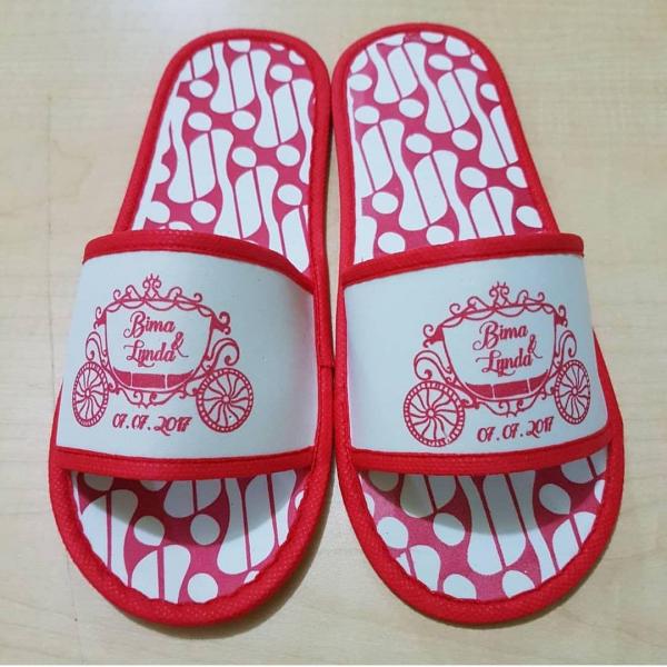 Sandal Hotel Sablon Motif 5 mm Sandal Hotel Sablon Motif 5 mm